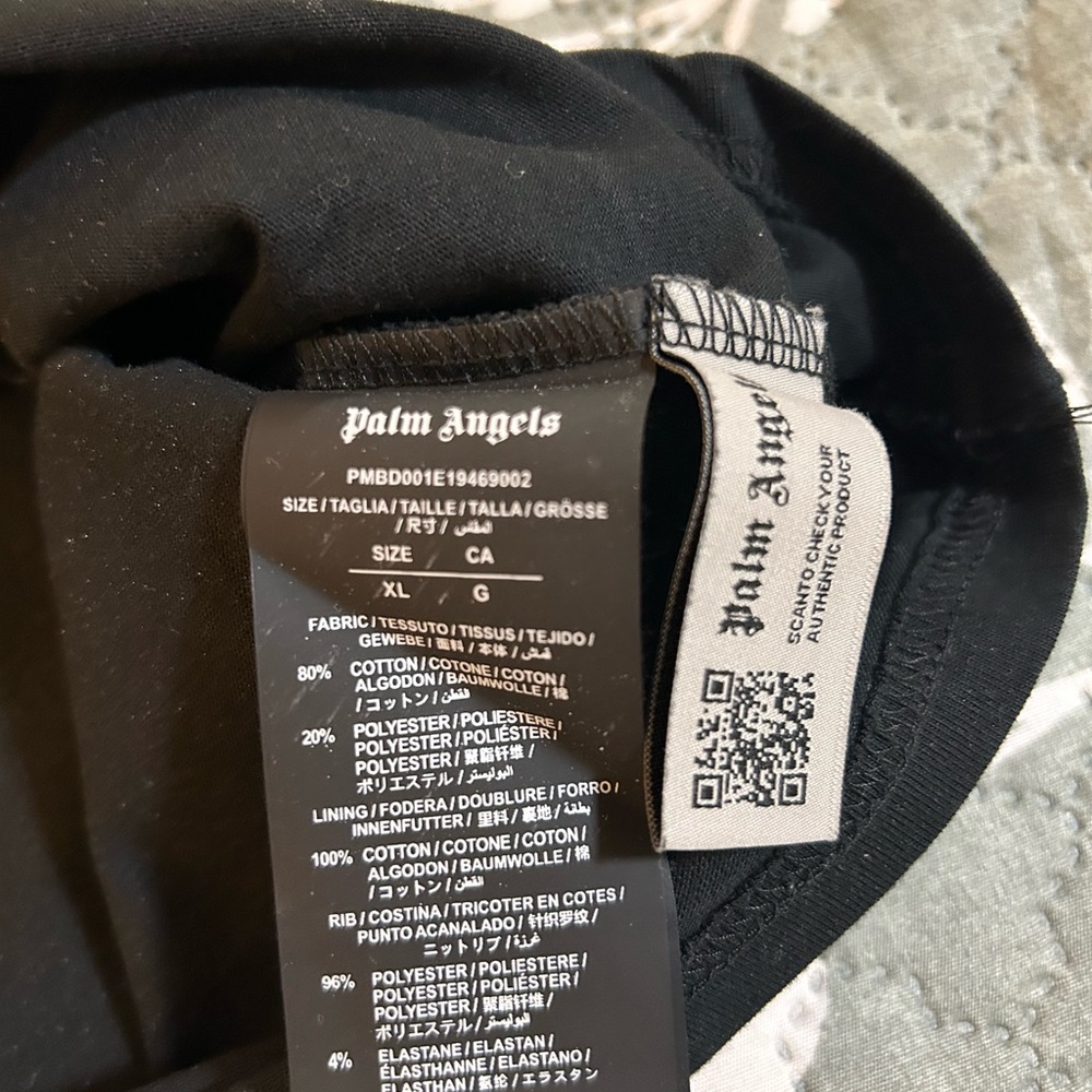 Palm Angels Black Short Sleeve Tee EUC!!! GREAT DEAL!!! - Picture 5 of 6